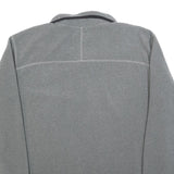 THE NORTH FACE Mens Grey Pullover Plain Crew Neck Basic Knit L Fleece Jumper
