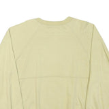 NORMAN GREEN Mens Beige Cotton Blend Crew Neck M Plain Pullover Sweatshirt