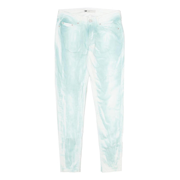 LEVI'S Legging Womens Jeans Blue & White Slim Skinny Denim W28 L30 Contemporary