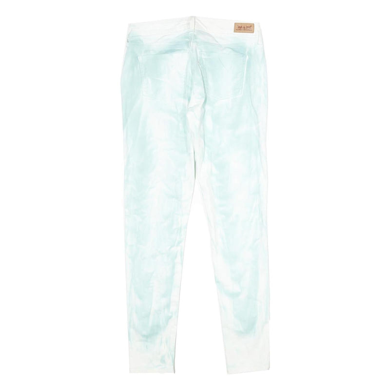 LEVI'S Legging Womens Jeans Blue & White Slim Skinny Denim W28 L30 Contemporary