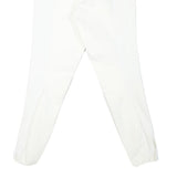 USG Womens Polyester Blend White Slim Tapered Trousers W30 L27 Premium Comfort