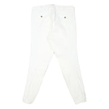 USG Womens Polyester Blend White Slim Tapered Trousers W30 L27 Premium Comfort