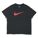 NIKE Mens Black & Red The Nike Tee T-Shirt XL Short Sleeve Crew Neck Sportswear