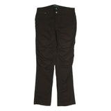 LAUREN RALPH LAUREN Mens Cotton Black Regular Straight Trousers W32 L30 Stylish