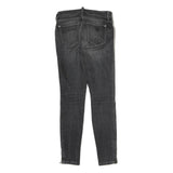 GUESS Mens Jeans Black Slim Skinny Denim Medium W28 L29 Zip Pocket Detail