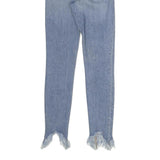 FRAME Womens Jeans Blue Slim Skinny Denim Medium W25 L25 Frayed Hem