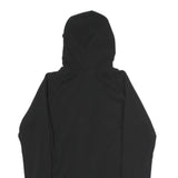 PUMA Womens Black Hoodie S Full Zip Cotton Blend Casual Sportswear