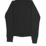 PUMA Womens Black Hoodie S Full Zip Cotton Blend Casual Sportswear