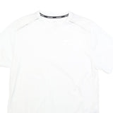 NIKE Mens White Running T-Shirt M Short Sleeve Crew Neck Performance