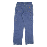 CARHARTT Mens Jeans Blue Regular Straight Denim Medium W34 L34 Workwear