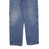 DICKIES Mens Relaxed Blue Denim Jeans W36 L34 Workwear Zip Closure