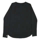 CARHARTT Womens Black Long Sleeve Crew Neck Relaxed Fit M Cotton Blend T-Shirt