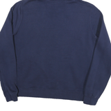 NIKE Womens Navy Blue Bushnell Track & Field Hoodie M Cotton Blend Casual