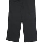 DICKIES Mens Polyester Blend Black Classic Straight Trousers W32 L30 Workwear