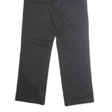 DICKIES Mens Classic Black Polyester Blend Trousers W31 L31 Zip Closure