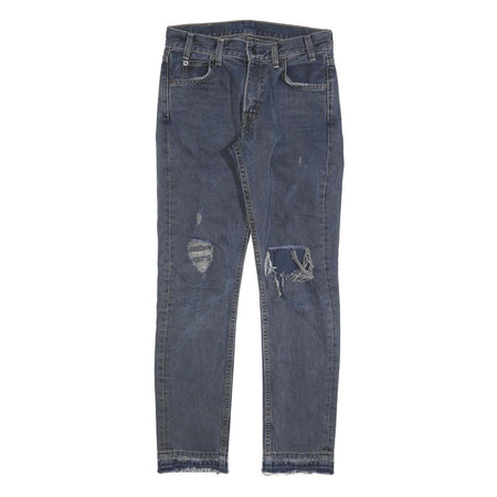 LEVI'S 505C Womens Jeans Blue Classic Straight Denim Medium W26 L27 Distressed