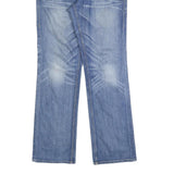 TRUE RELIGION Mens Blue Regular Straight Denim Medium W33 L33 Button Closure