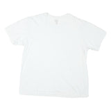 CALVIN KLEIN Mens White XL Plain Crew Neck Short Sleeve Casual T-Shirt