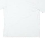 CALVIN KLEIN Mens White XL Plain Crew Neck Short Sleeve Casual T-Shirt