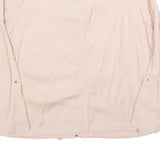 PROMOD Womens Pink Cotton Blend Casual Jacket L Zip Plain Lightweight Relaxed