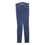 LEE Womens Slim Slim Fit Blue Denim Cotton Blend Jeans W28 L33 Stylish