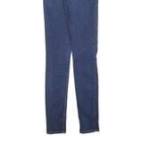 LEE Womens Slim Slim Fit Blue Denim Cotton Blend Jeans W28 L33 Stylish