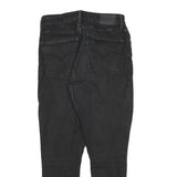 LEVI'S 721 Womens Jeans Black Slim Skinny Denim W26 L24 Stylish Classic Zip