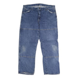 DICKIES Mens Jeans Blue Regular Straight Denim Medium W38 L29 Workwear Casual