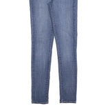 LEVI'S 721 Womens Jeans Blue Slim Skinny Denim Medium W26 L30 Classic Zip Fly