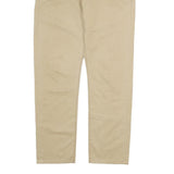 LEVI'S Mens Beige Cotton Regular Straight Trousers W32 L29 Casual Classic Zip