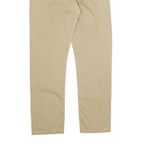 LEVI'S Mens Beige Cotton Regular Straight Trousers W32 L29 Casual Classic Zip