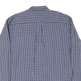 NAUTICA Mens Blue & Navy Check Shirt XL Long Sleeve Button Down Casual