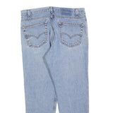 LEVI'S 512 Tapered Womens Jeans Blue Regular Tapered Denim Light W36 L26 Classic
