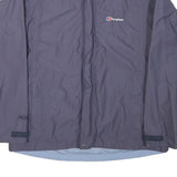 BERGHAUS Womens Blue & Navy Outdoor Jacket M Polyester Blend Classic Fit Zip