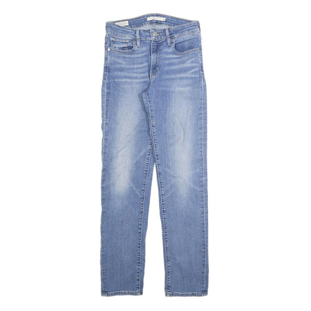 LEVI'S 712 BIG E Womens Jeans Blue Slim Straight Denim Light W28 L30 Slim Fit