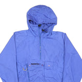 OBERMEYER Womens Blue Outdoor Jacket L Polyester Blend Plain Zip Hooded