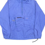 OBERMEYER Womens Blue Outdoor Jacket L Polyester Blend Plain Zip Hooded