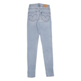 LEVI'S 721 High Rise Skinny Womens Jeans Blue Slim Denim Light W24 L32 Skinny