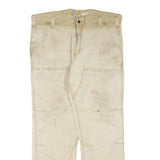CARHARTT Mens Jeans Beige Regular Straight Denim Fair W40 L32 Workwear Utility