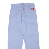 DICKIES Mens Cotton Blend Blue Regular Fit Straight Leg Trousers W30 L29