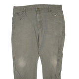 DICKIES Mens Regular Fit Straight Leg Denim Grey W40 L28 Workwear Zip Cotton
