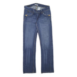 LEVI'S Womens Jeans Blue Regular Straight Denim Medium W30 L30 Classic Fit Zip