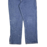 DICKIES Mens Blue Relaxed Straight Denim Light W36 L30 Workwear Zip Jeans