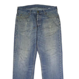 CARHARTT Mens Jeans Blue Regular Straight Denim Medium W32 L32 Classic Fit