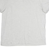 CALVIN KLEIN Mens Grey Polo Shirt XL Cotton Short Sleeve Basic Classic
