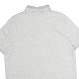 CALVIN KLEIN Mens Grey Polo Shirt XL Cotton Short Sleeve Basic Classic