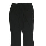 LAUREN RALPH LAUREN Womens Cotton Black Regular Fit Straight Trousers W28 L28
