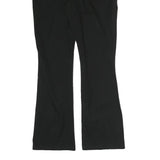 LAUREN RALPH LAUREN Womens Cotton Black Regular Fit Straight Trousers W28 L28