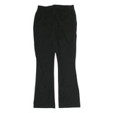 LAUREN RALPH LAUREN Womens Cotton Black Regular Fit Straight Trousers W28 L28
