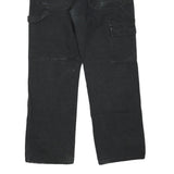 DICKIES Mens Cotton Blend Black Regular Fit Straight Leg Trousers W28 L28